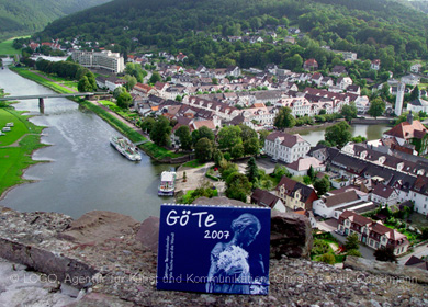 Blick auf Bad Karlshafen an der Weser