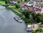 Blick auf Bad Karlshafen an der Weser