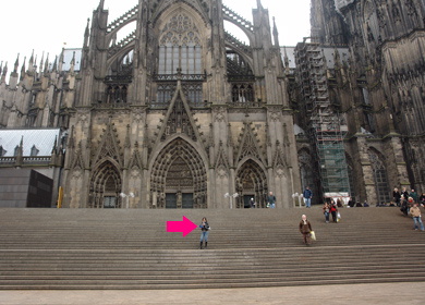 Der Kölner Dom außen