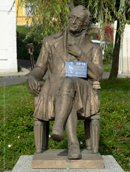 Goethe Skulptur und der Göttinger Terminkalender