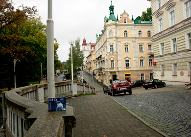 Straße in Marienbad