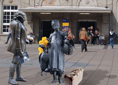 Der Göttinger Terminkalender, Lichtenberg und das Gänseliesel wollen verreisen